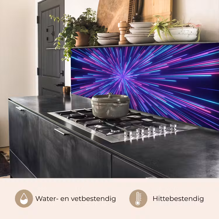 Keuken achterwand - Dynamisch - Ruimte - Kleurrijk — 3