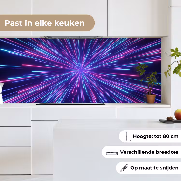 Keuken achterwand - Dynamisch - Ruimte - Kleurrijk — 4