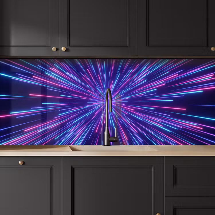 Keuken achterwand - Dynamisch - Ruimte - Kleurrijk — 6