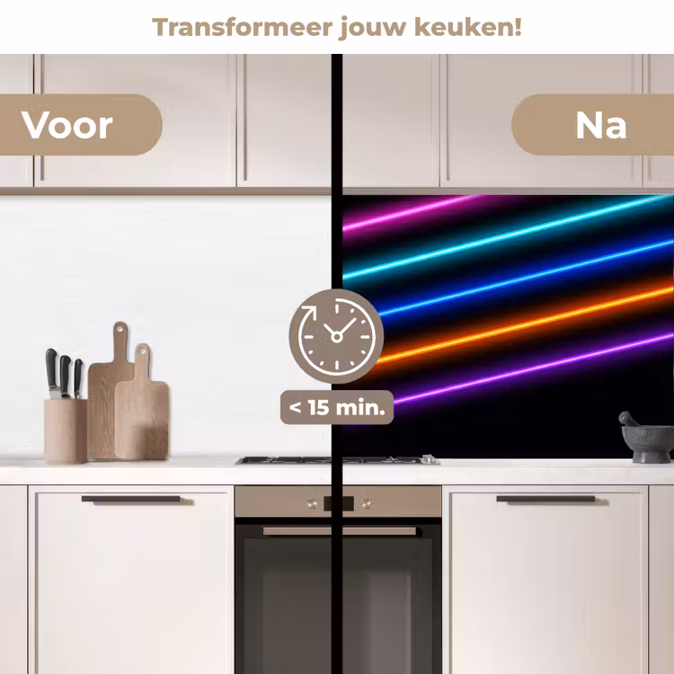 Keuken achterwand - Esthetiek - Retro - Neon — 2