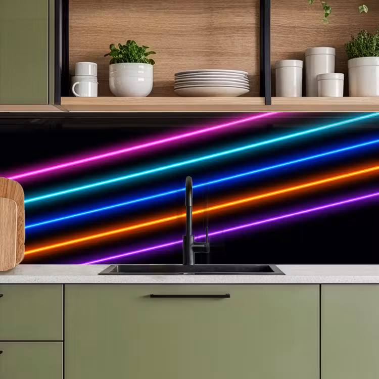 Keuken achterwand - Esthetiek - Retro - Neon — 5