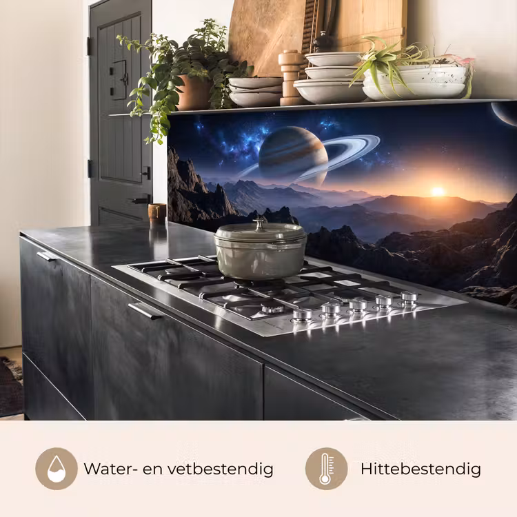 Keuken achterwand - Fantasy - Kosmos - Landschap — 3