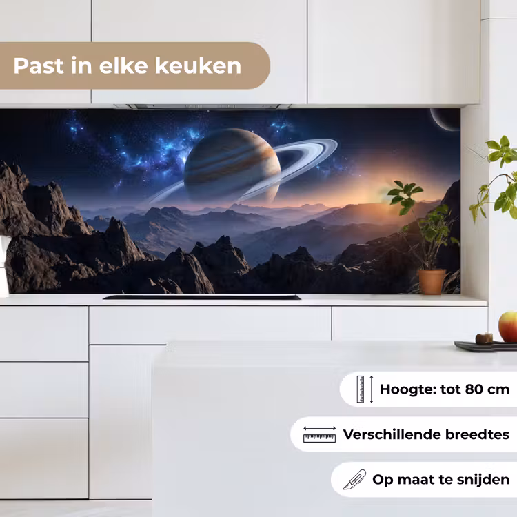 Keuken achterwand - Fantasy - Kosmos - Landschap — 4