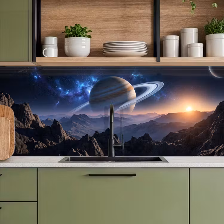 Keuken achterwand - Fantasy - Kosmos - Landschap — 5