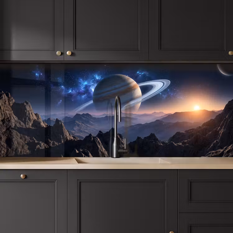Keuken achterwand - Fantasy - Kosmos - Landschap — 6
