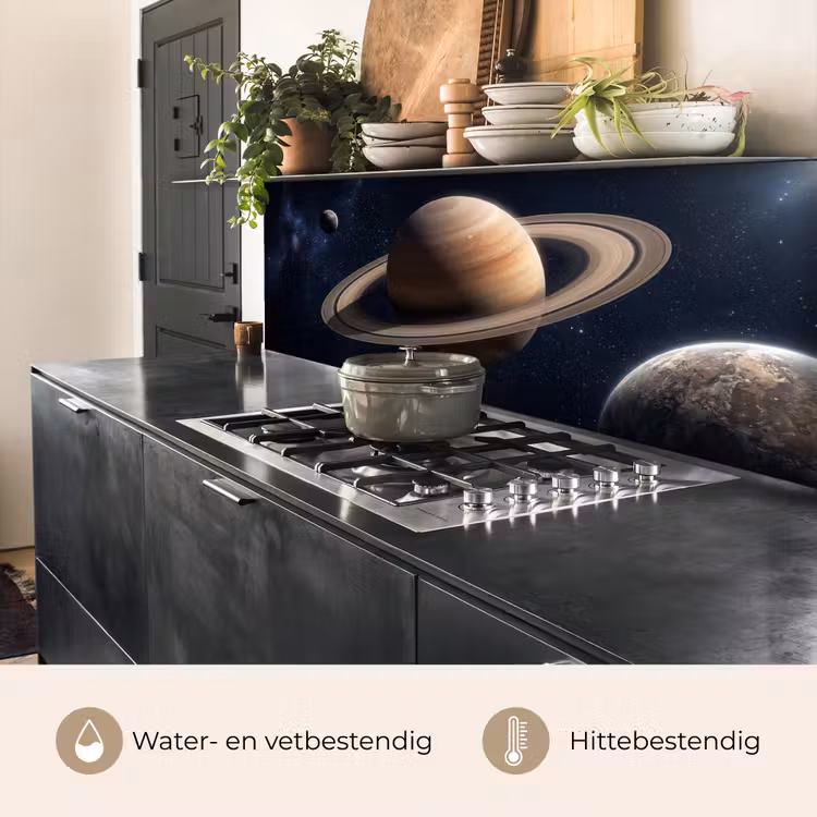 Keuken achterwand - Planeten - Saturnus - Ruimte — 3