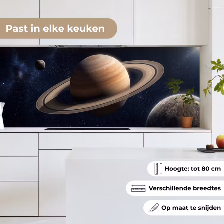 Keuken achterwand - Planeten - Saturnus - Ruimte — 4