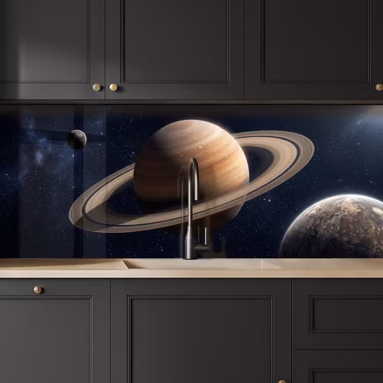 Keuken achterwand - Planeten - Saturnus - Ruimte — 6
