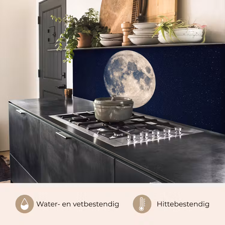 Keuken achterwand - Ruimte - Maan - Kosmos — 3