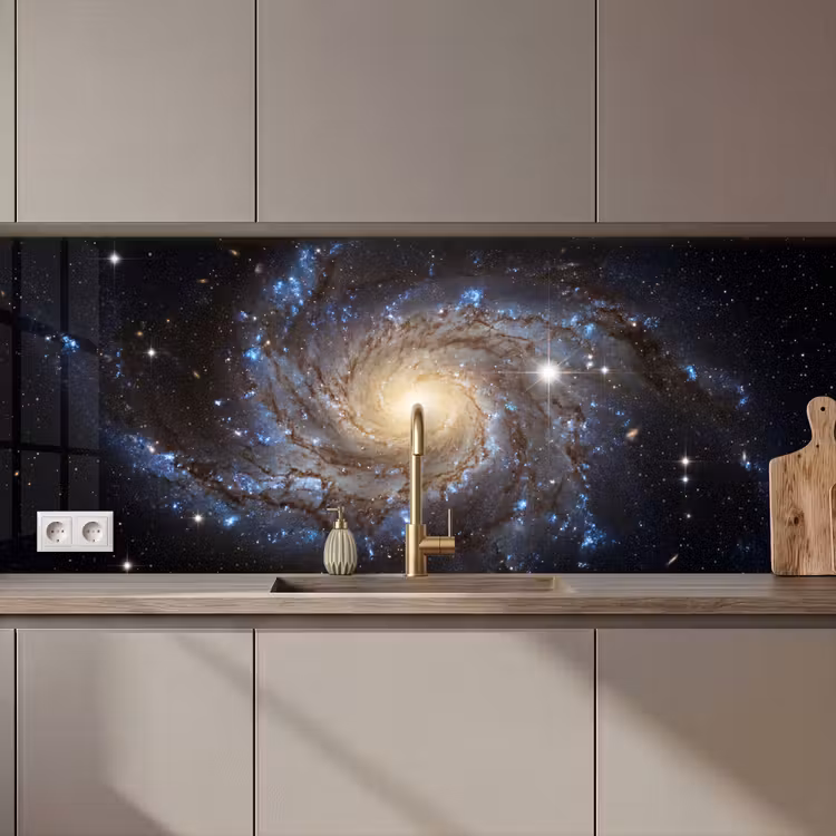 Keuken achterwand - Kosmos - Sterrenstelsel - Donker — 1