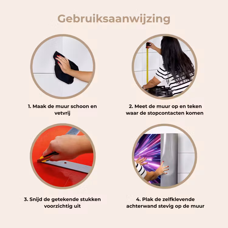 Keuken achterwand - Lichtsnelheid - Ruimte - Roze - Paars — 7