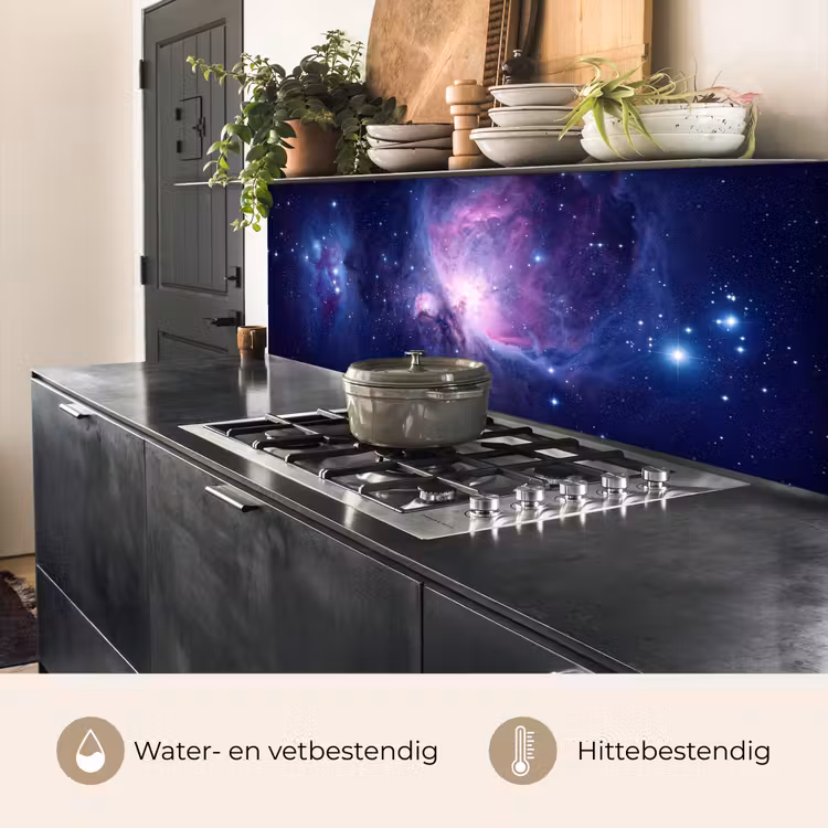 Keuken achterwand - Ruimte - Sterren - Kleurrijk — 3