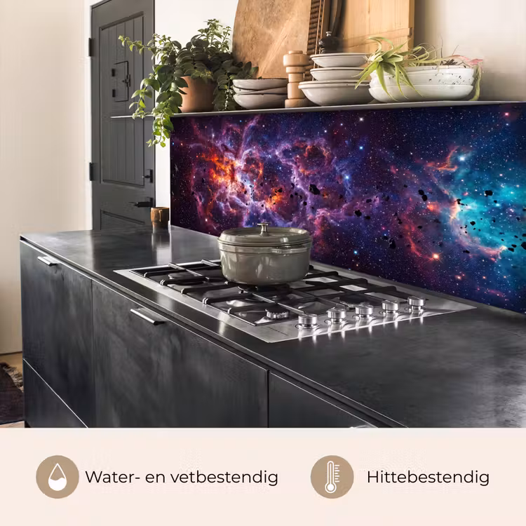 Keuken achterwand - Space - Stars - Abstract - Colorful — 3