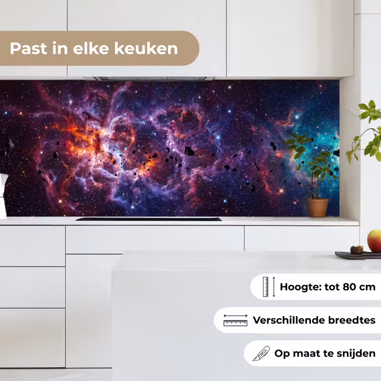 Keuken achterwand - Space - Stars - Abstract - Colorful — 4