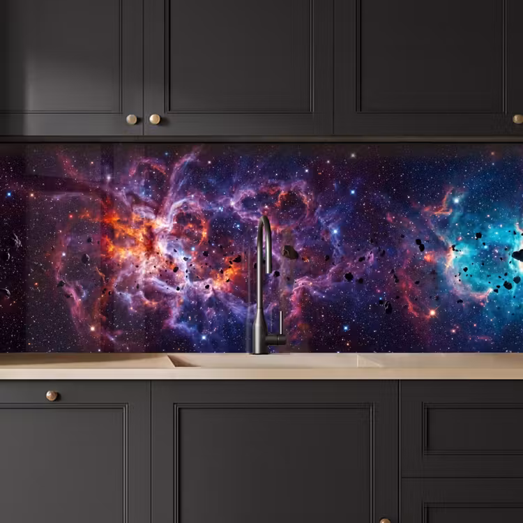 Keuken achterwand - Space - Stars - Abstract - Colorful — 6