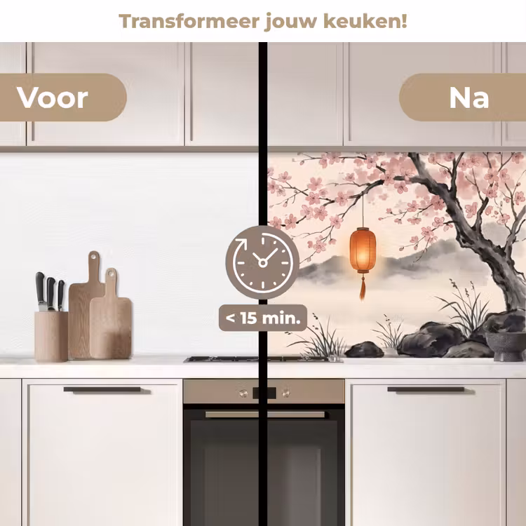 Keuken achterwand - Zon - Japans - Traditioneel — 2