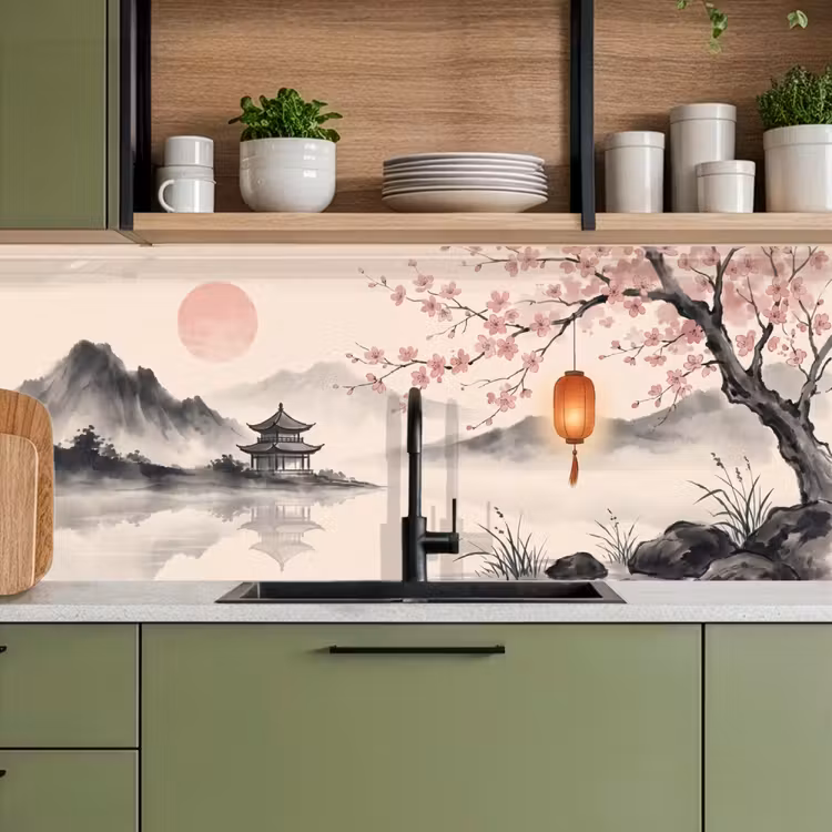 Keuken achterwand - Zon - Japans - Traditioneel — 5
