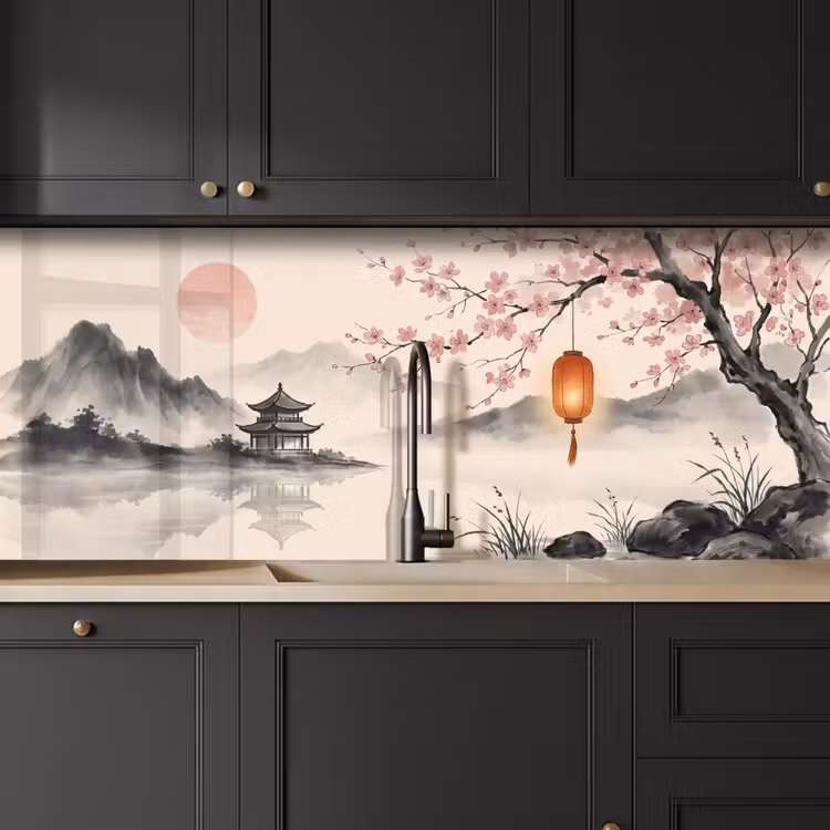 Keuken achterwand - Zon - Japans - Traditioneel — 6
