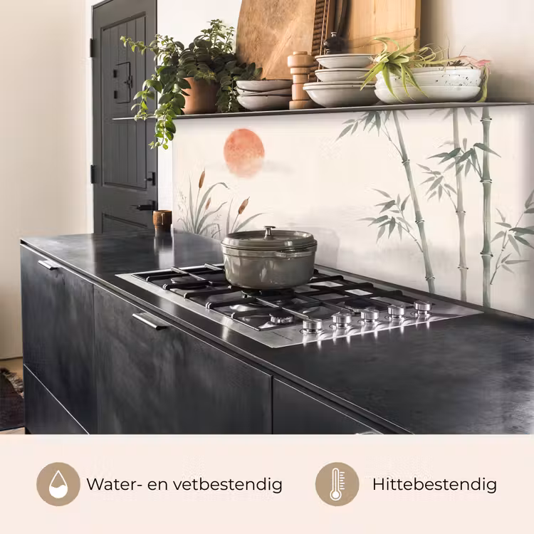 Keuken achterwand - Minimalistisch - Bamboe - Groen — 3