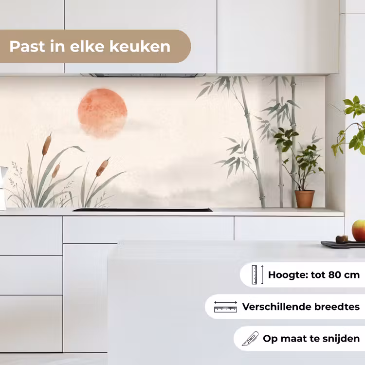 Keuken achterwand - Minimalistisch - Bamboe - Groen — 4