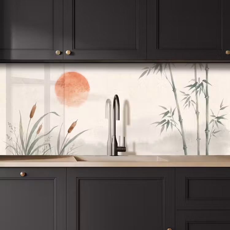 Keuken achterwand - Minimalistisch - Bamboe - Groen — 6