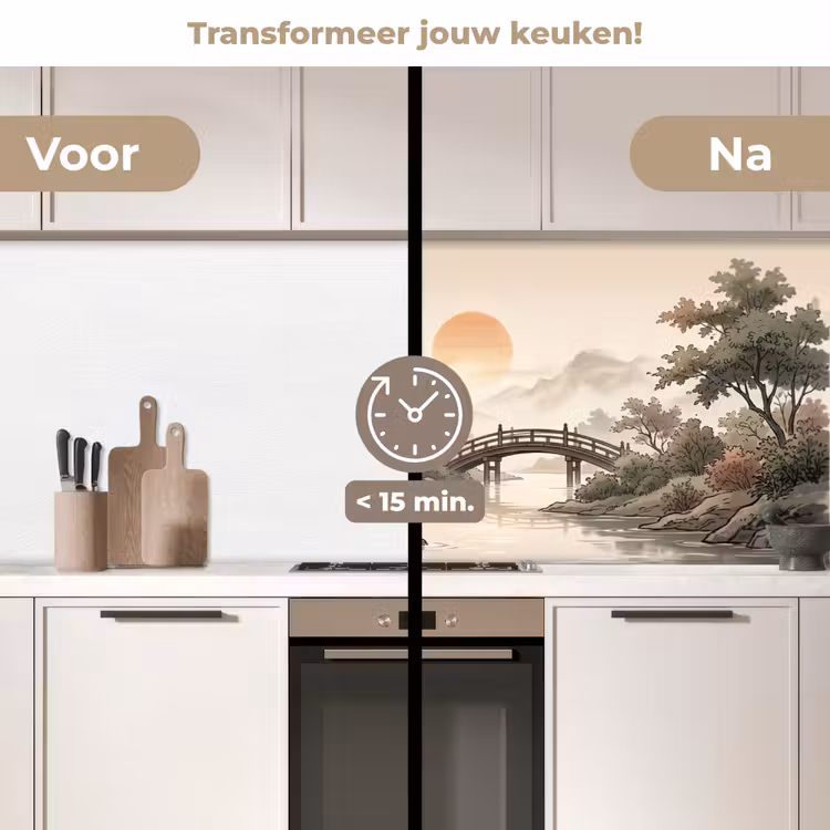 Keuken achterwand - Azië - Landschap - Kleurrijk — 2