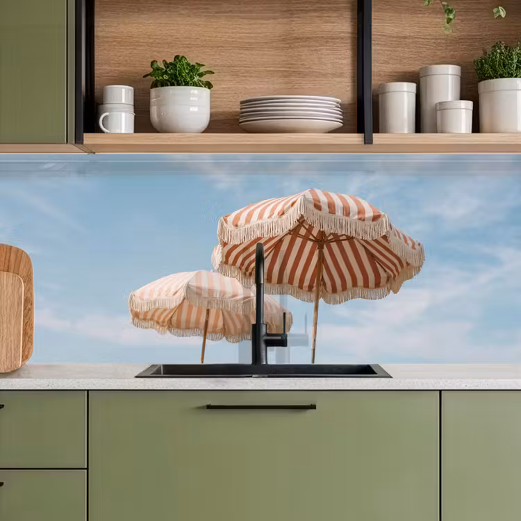 Keuken achterwand - Parasol - Lucht - Rood — 5