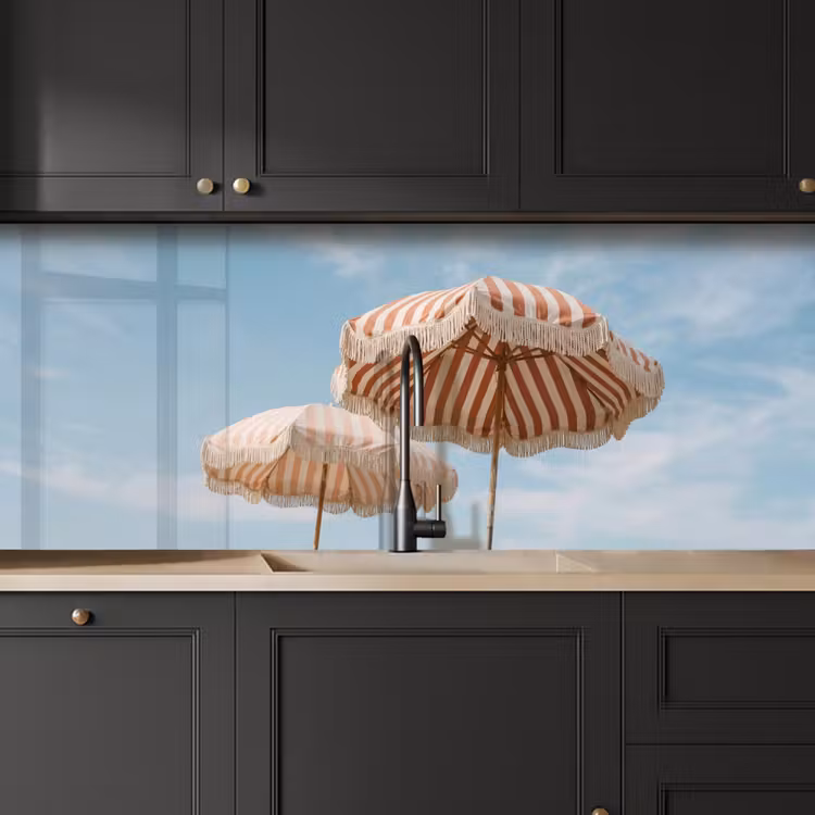 Keuken achterwand - Parasol - Lucht - Rood — 6