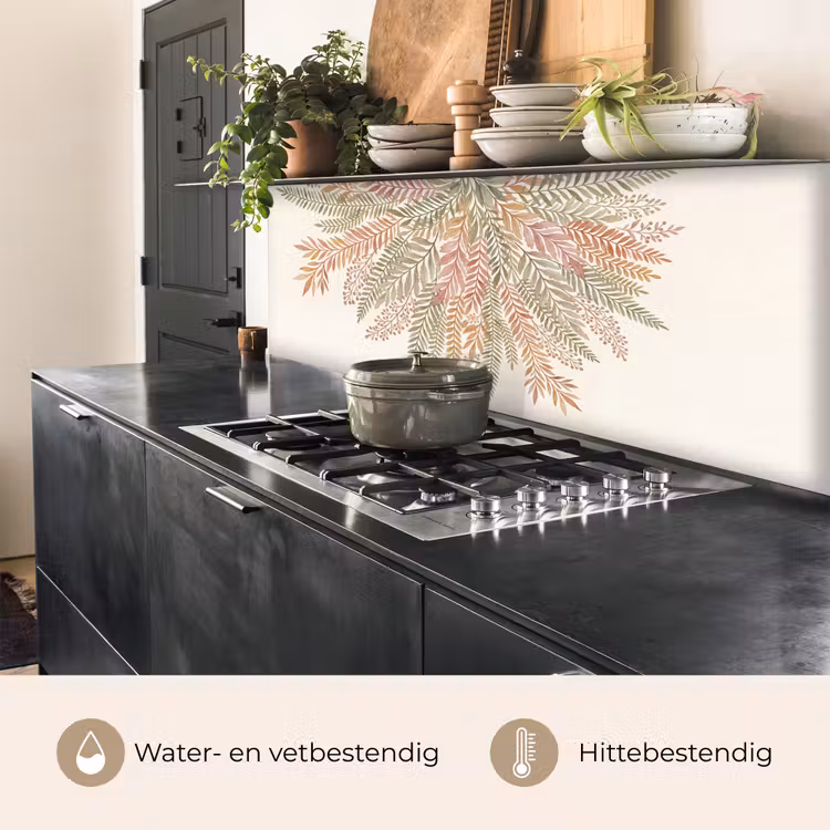 Keuken achterwand - Botanisch - Aquarel - Kleurrijk — 3