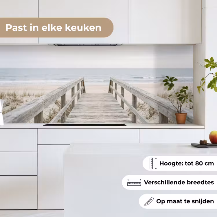 Keuken achterwand - Duinen - Vlonder - Oceaan — 4