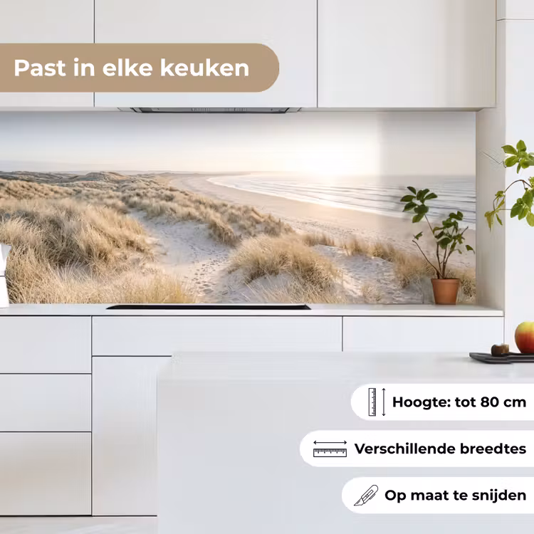 Keuken achterwand - Duinen - Strand - Beige — 4