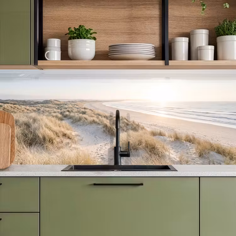 Keuken achterwand - Duinen - Strand - Beige — 5