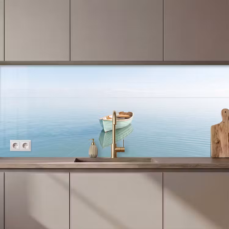 Keuken achterwand - Minimalistisch - Boot - Zee — 1