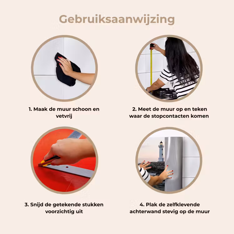 Keuken achterwand - Rotsen - Vuurtoren - Wit — 7