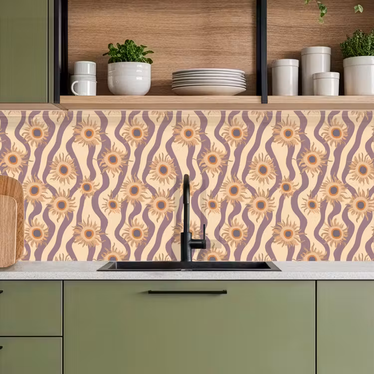 Keuken achterwand - Bohemian - Vibe - Lavendelpaars — 5