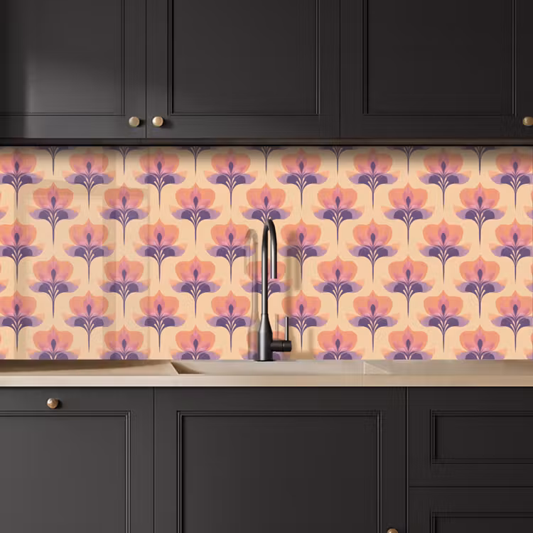 Keuken achterwand - Botanisch - Patroon - Pastel — 6