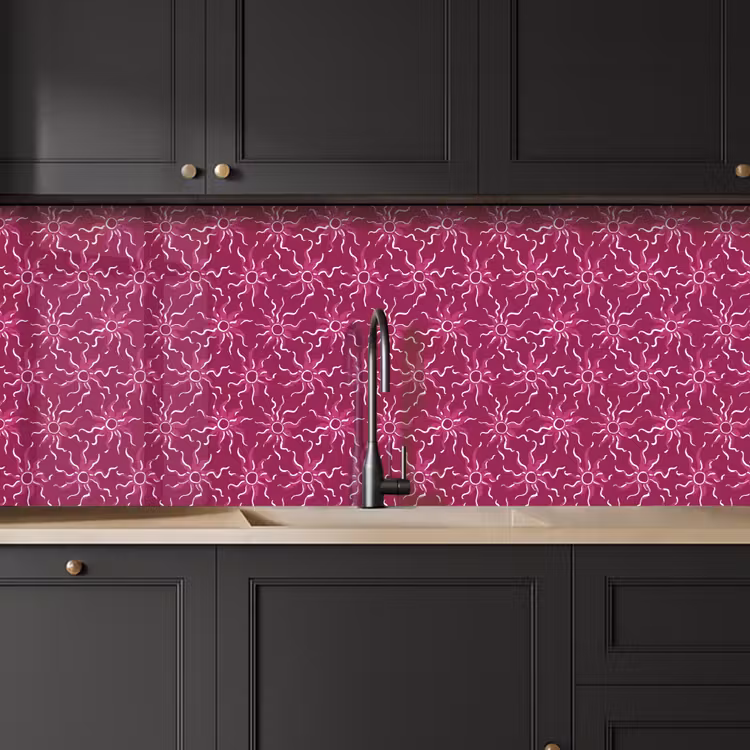 Keuken achterwand - Bohemian - Zon - Magenta — 6