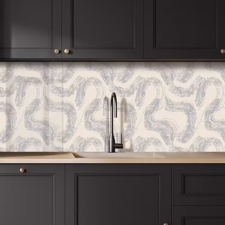 Keuken achterwand - Lijnen - Patroon - Beige - Minimalistisch — 6