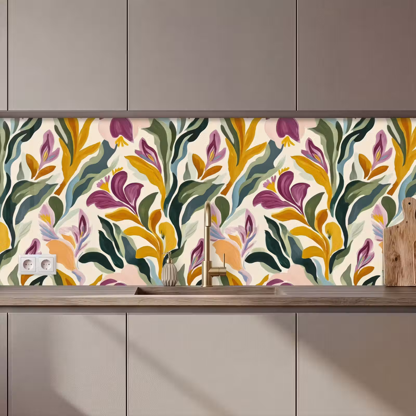 Keuken achterwand - Modern - Abstract - Kleurrijk — 1