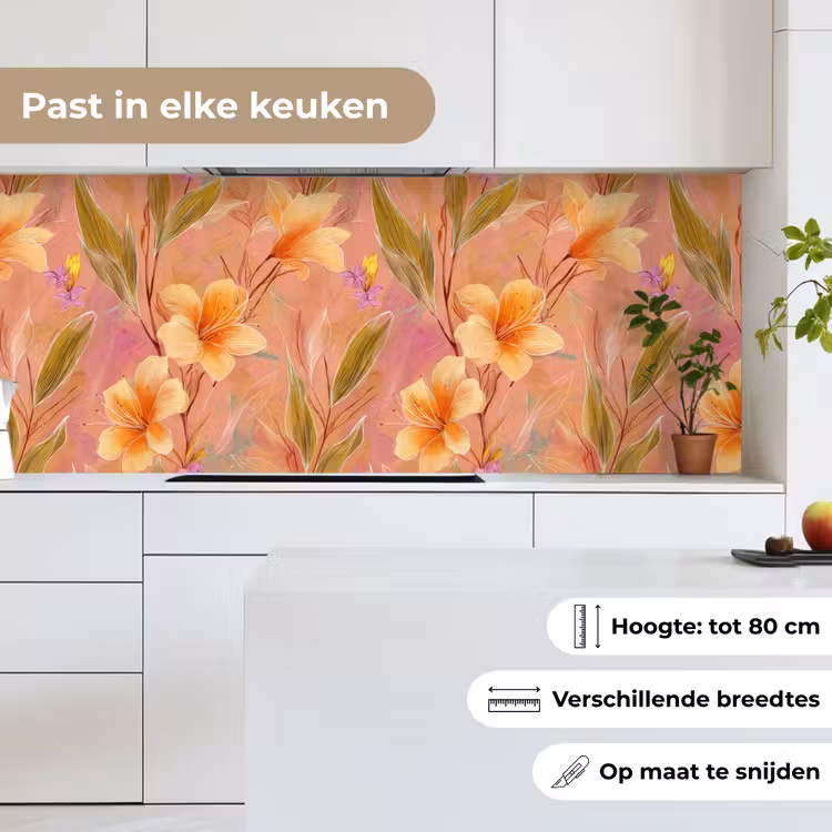 Keuken achterwand - Botanisch - Bloemen - Kleurrijk — 4