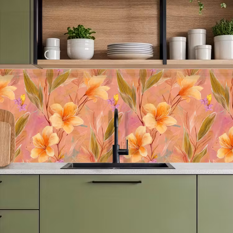 Keuken achterwand - Botanisch - Bloemen - Kleurrijk — 5