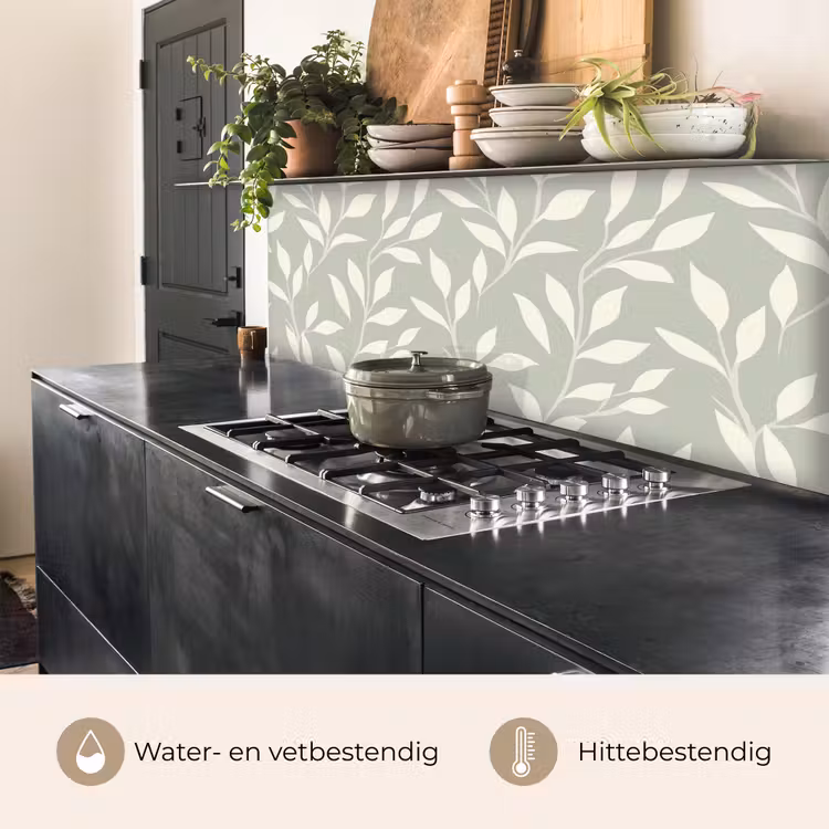 Keuken achterwand - Minimalistisch - Patroon - Groen — 3