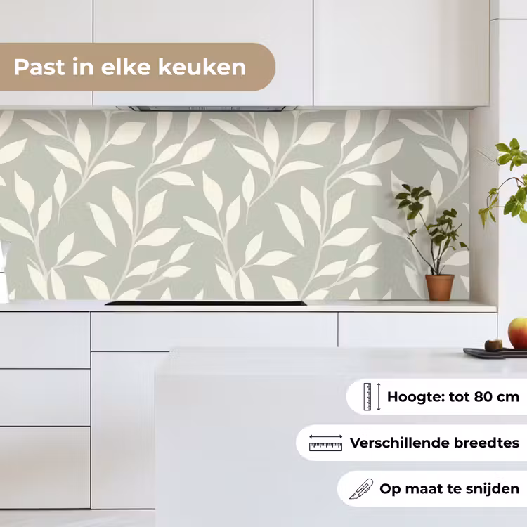 Keuken achterwand - Minimalistisch - Patroon - Groen — 4