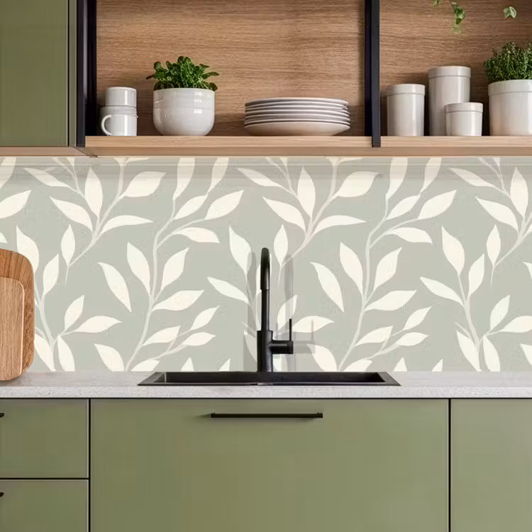 Keuken achterwand - Minimalistisch - Patroon - Groen — 5