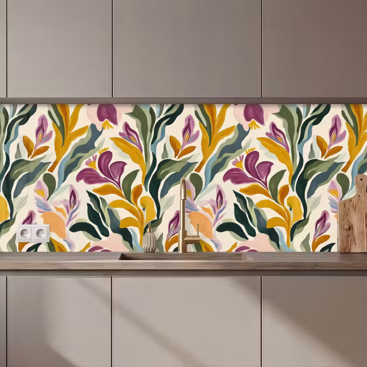 Keuken achterwand - Modern - Abstract - Kleurrijk — 1