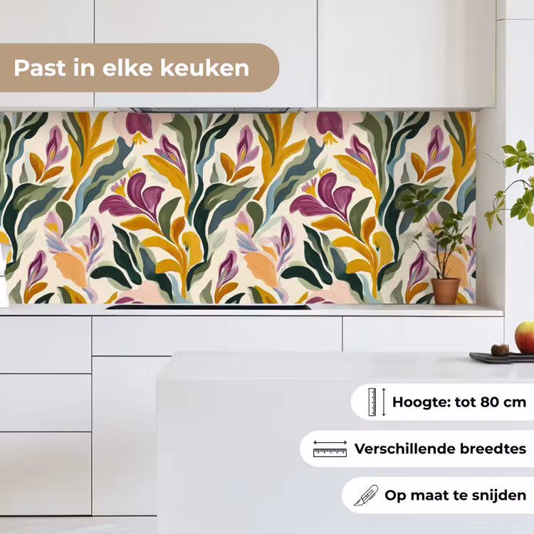 Keuken achterwand - Modern - Abstract - Kleurrijk — 4