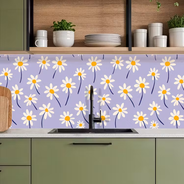 Keuken achterwand - Modern - Madelief - Paars — 5
