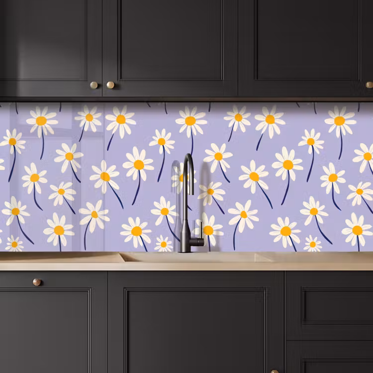 Keuken achterwand - Modern - Madelief - Paars — 6