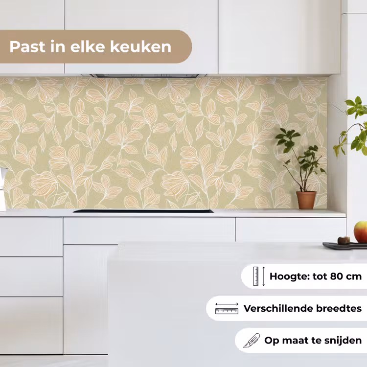 Keuken achterwand - Organisch - Subtiel - Groen — 4