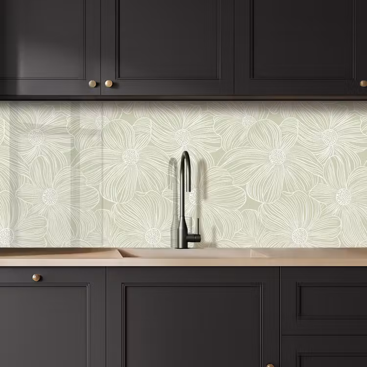 Keuken achterwand - Sereen - Bloemen - Groen — 6